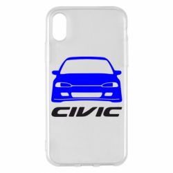 Чехол для iPhone X/Xs Honda Civic - PrintSalon