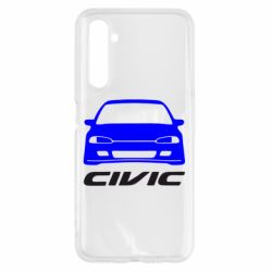 Чехол для Realme 6 Honda Civic - PrintSalon