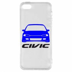 Чехол для iPhone5/5S/SE Honda Civic - PrintSalon
