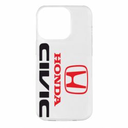 Чехол для iPhone 14 Pro Honda Civic - PrintSalon