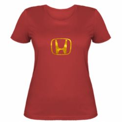 Женская футболка Honda logo Голограмма - PrintSalon