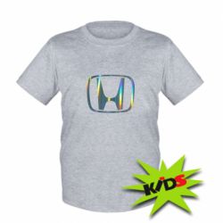 Детская футболка Honda logo Голограмма - PrintSalon