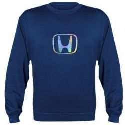 Cвитшот Honda logo Голограмма - PrintSalon