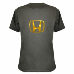 Камуфляжная футболка Honda logo Голограмма - PrintSalon