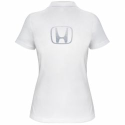 Женское поло Honda logo Голограмма - PrintSalon