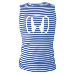 Майка-тельняшка Honda Logo - PrintSalon