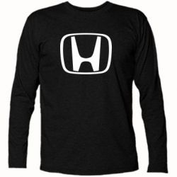 Футболка с длинным рукавом Honda Logo - PrintSalon