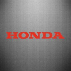 Наклейка Honda надпись - PrintSalon