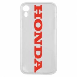 Чехол для iPhone XR Honda надпись - PrintSalon