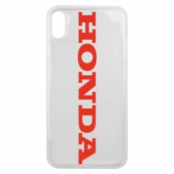 Чехол для iPhone Xs Max Honda надпись - PrintSalon