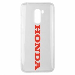 Чехол для Xiaomi Pocophone F1 Honda надпись - PrintSalon