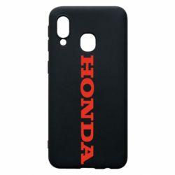 Чехол для Samsung A40 Honda надпись - PrintSalon
