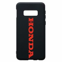 Чехол для Samsung S10e Honda надпись - PrintSalon