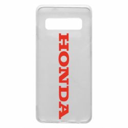 Чехол для Samsung S10 Honda надпись - PrintSalon