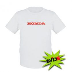 Детская футболка Honda надпись - PrintSalon