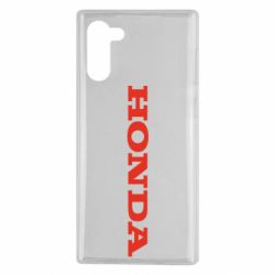 Чехол для Samsung Note 10 Honda надпись - PrintSalon