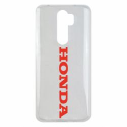 Чехол для Xiaomi Redmi Note 8 Pro Honda надпись - PrintSalon