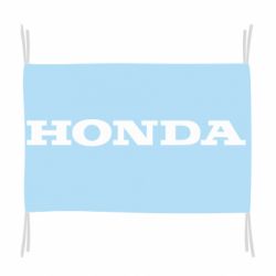 Флаг Honda надпись - PrintSalon