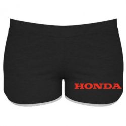 Женские шорты Honda надпись - PrintSalon