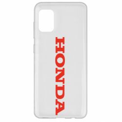 Чехол для Samsung A31 Honda надпись - PrintSalon