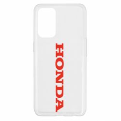 Чехол для Oppo Reno 5 4G Honda надпись - PrintSalon