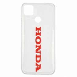 Чехол для Xiaomi Redmi 9c Honda надпись - PrintSalon