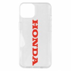 Чехол для iPhone 14 Honda надпись - PrintSalon