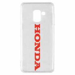 Чехол для Samsung A8 2018 Honda надпись - PrintSalon