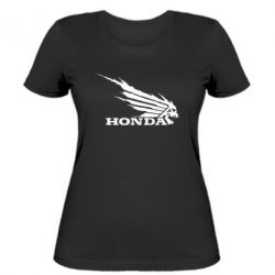 Женская футболка Honda Skelet - PrintSalon