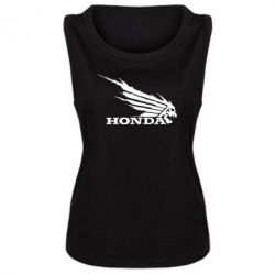 Женская майка Honda Skelet - PrintSalon