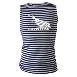 Майка-тельняшка Honda Skelet - PrintSalon