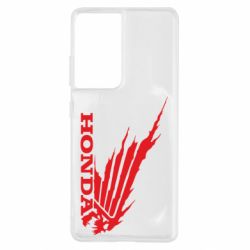Чехол для Samsung S21 Ultra Honda Skelet - PrintSalon