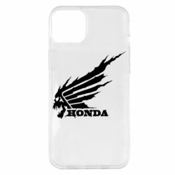 Чехол для iPhone 14 Plus Honda skull - PrintSalon