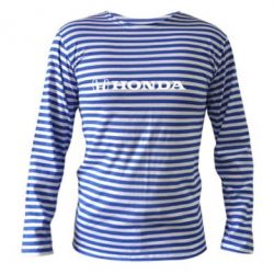 Тельняшка с длинным рукавом Honda Small Logo - PrintSalon
