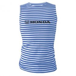 Майка-тельняшка Honda Small Logo - PrintSalon