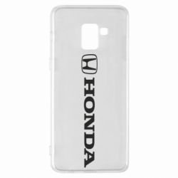 Чехол для Samsung A8+ 2018 Honda Small Logo - PrintSalon