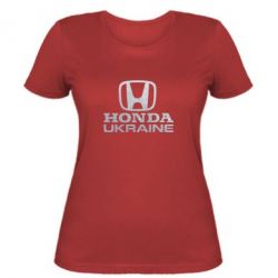 Женская футболка Honda Ukraine Голограмма - PrintSalon
