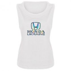 Женская майка Honda Ukraine Голограмма - PrintSalon