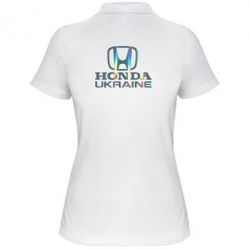 Женское поло Honda Ukraine Голограмма - PrintSalon