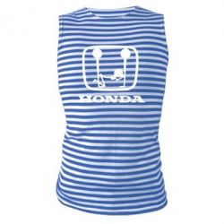 Майка-тельняшка Honda - PrintSalon