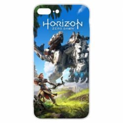 Чехол для iPhone 7 Plus Horizon Zero Dawn Ela and mechanical dinosaur - PrintSalon