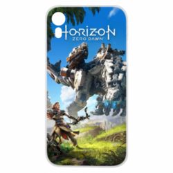 Чехол для iPhone XR Horizon Zero Dawn Ela and mechanical dinosaur