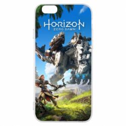Чехол для iPhone 6/6S Horizon Zero Dawn Ela and mechanical dinosaur - PrintSalon