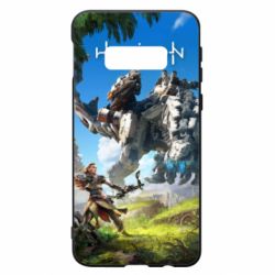 Чехол для Samsung S10e Horizon Zero Dawn Ela and mechanical dinosaur - PrintSalon