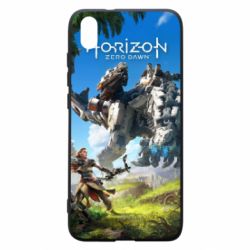 Чехол для Xiaomi Redmi 7A Horizon Zero Dawn Ela and mechanical dinosaur - PrintSalon