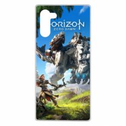 Чехол для Samsung Note 10 Horizon Zero Dawn Ela and mechanical dinosaur - PrintSalon