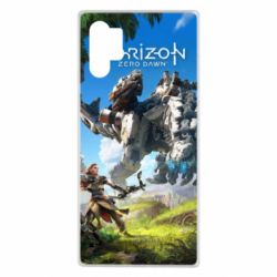 Чехол для Samsung Note 10 Plus Horizon Zero Dawn Ela and mechanical dinosaur - PrintSalon