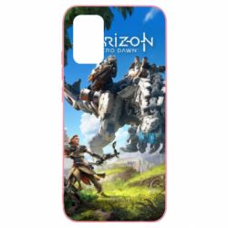 Чехол для Samsung A02s/M02s Horizon Zero Dawn Ela and mechanical dinosaur - PrintSalon