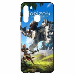 Чехол для Samsung A21 Horizon Zero Dawn Ela and mechanical dinosaur - PrintSalon