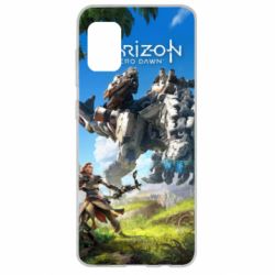 Чехол для Samsung A31 Horizon Zero Dawn Ela and mechanical dinosaur - PrintSalon